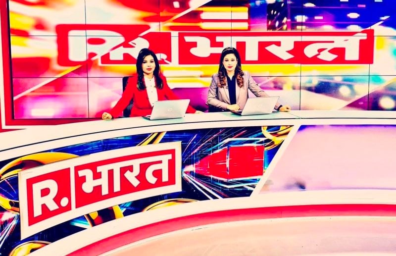 Himani Naithani working at Republic Bharat