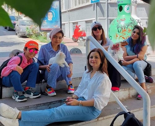 Hira Khan during her vacation