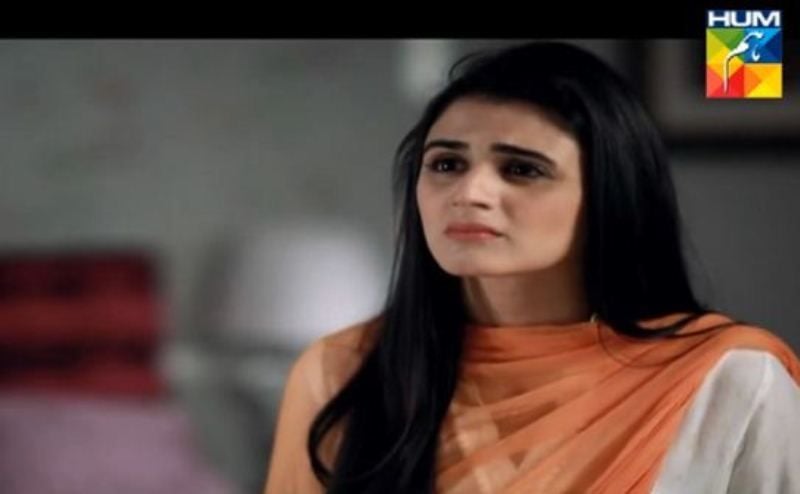 Hira Mani in a still from the TV drama 