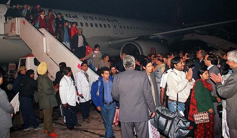 Hostages released by the militants