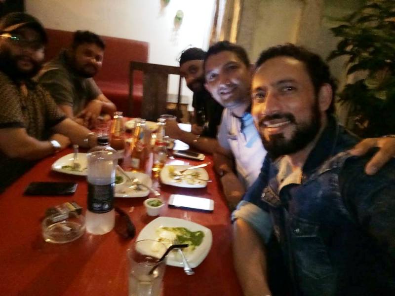 Hrishikesh Pandey with His Friends