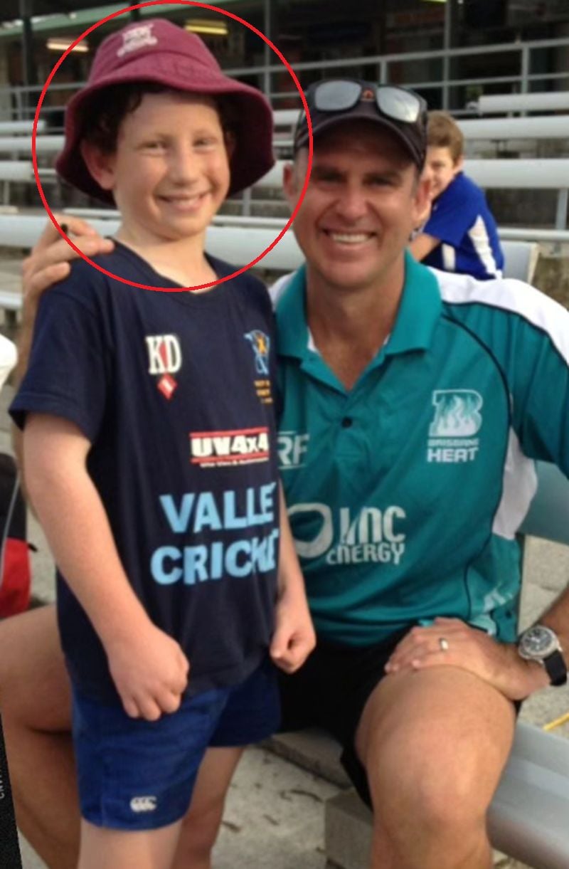 Hugh Weibgen as a child