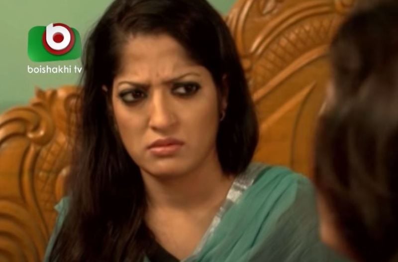 Humaira Himu in a still from the TV series 