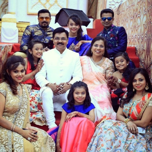 Hurley Gala with her family