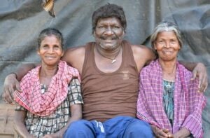 I. M. Vijayan at the location of the movie 