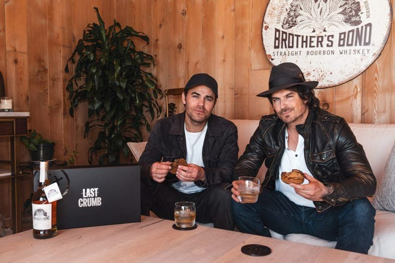 Ian Somerhalder and Paul Wesley at the Brother