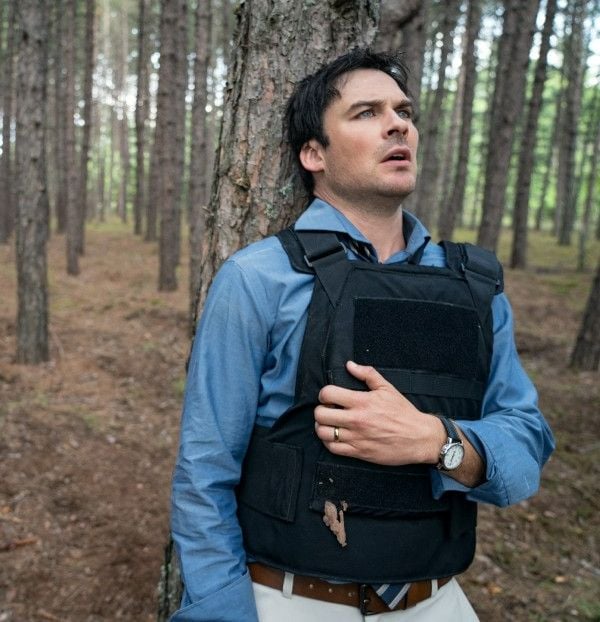 Ian Somerhalder as Dr. Luther Swann in the television series 