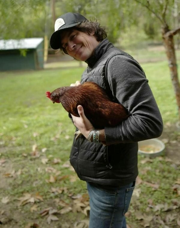 Ian Somerhalder at the farm