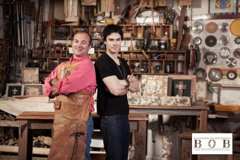 Ian Somerhalder with his brother, Robert Somerhalder