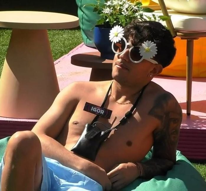 Igor Rodriguez in a still from the show, Big Brother Portugal 11