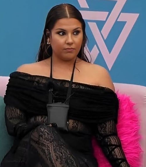 Ines Morais on the sets of the television reality show Secret Story Desafio Final 5 (2025)