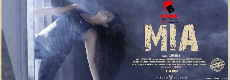 Ineya on the poster of the music video Mia