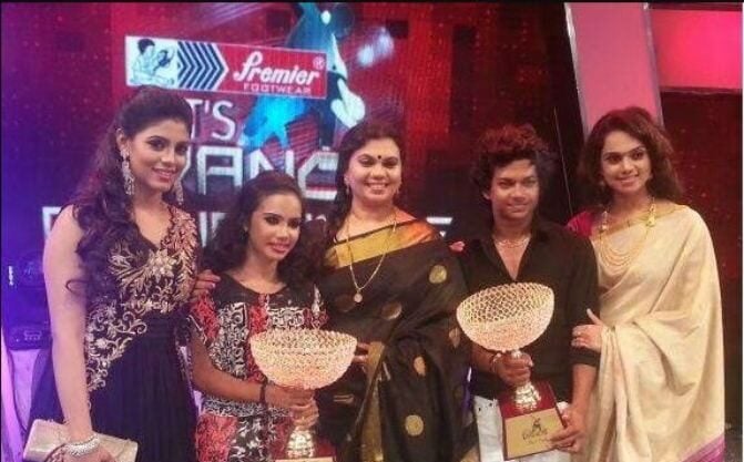 Ineya on the set of Lets dance season 2