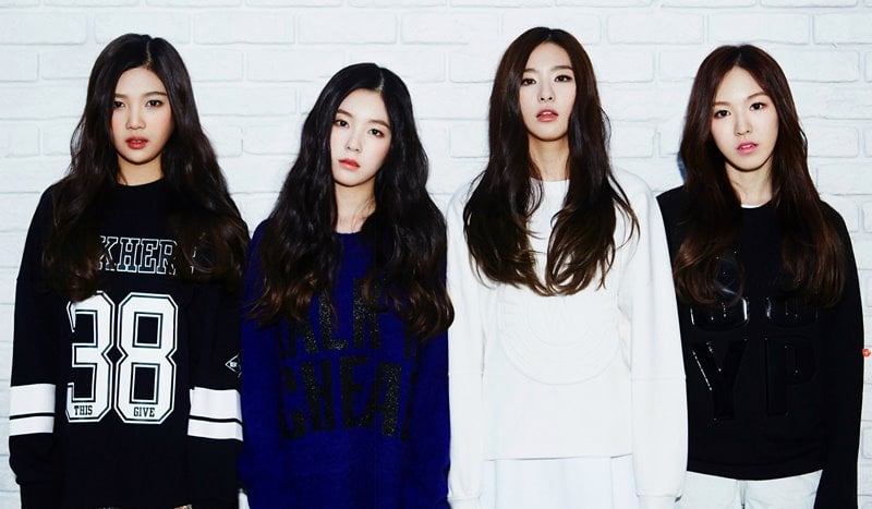 Initial four members of the South Korean girl group 