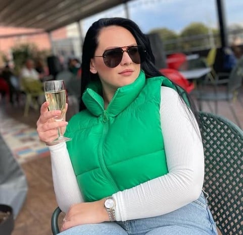 Ira Spinu while enjoying an alcoholic beverage