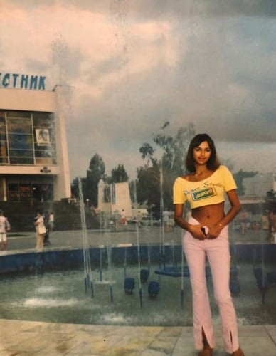 Irina Shayk at the age of 14