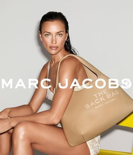 Irina Shayk in a print ad