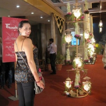 Isabella Qureshi while attending a dance event