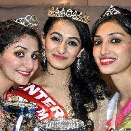 Isha Sharma in Winter Queen beauty contest (2017)