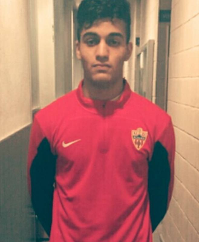 Ishan Pandita during his early days as a soccer player