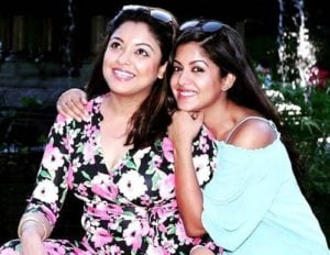 Ishita Dutta with Tanushree Dutta