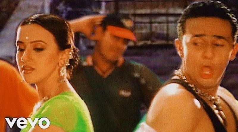 Ishitta Arun in a still from the music video of Sonu Nigam
