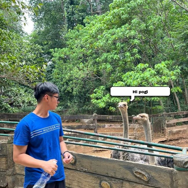 JM Ibarra at Zoobic Safari in Philippines