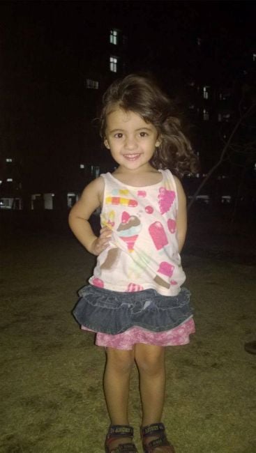 Jaanyaa Joshi during her childhood