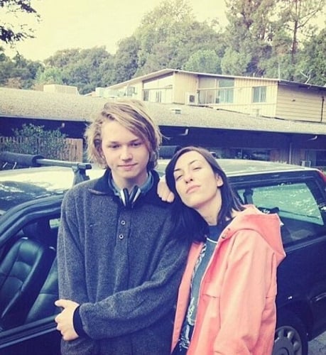 Jack Kilmer with Gia Coppola