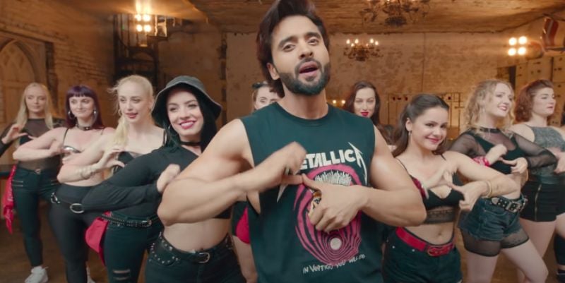 Jackky Bhagnani in a still from the music video 
