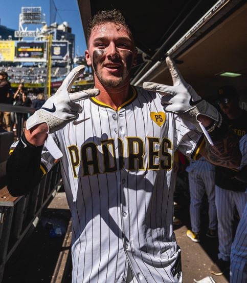 Jackson Merrill playing for San Diego Padres