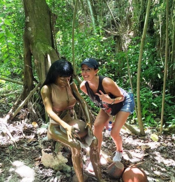 Jaclyn Stapp during a mountain hike