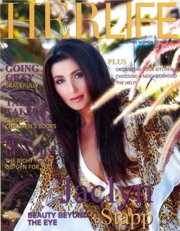 Jaclyn Stapp on cover of 