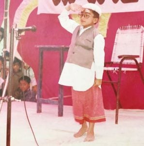 Jagjeet Sandhu in his school days