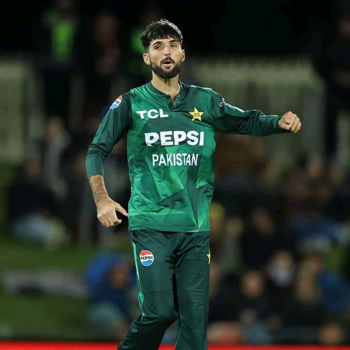 Jahandad Khan bowling in a match
