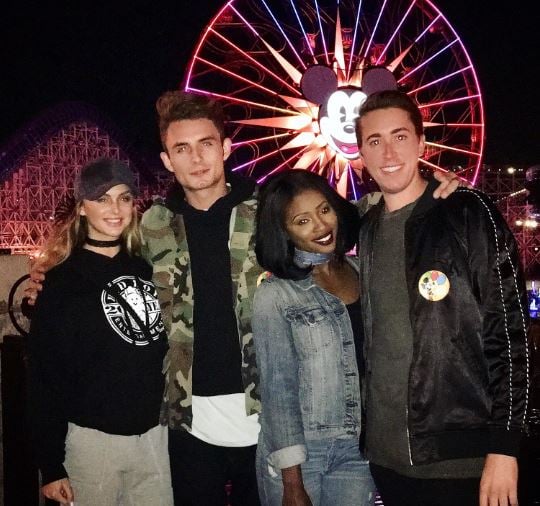 James Kennedy (2nd from left) with co-stars of Vanderpump Rules