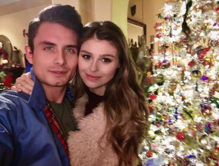 James Kennedy with Rachel Leviss (right) when they were dating