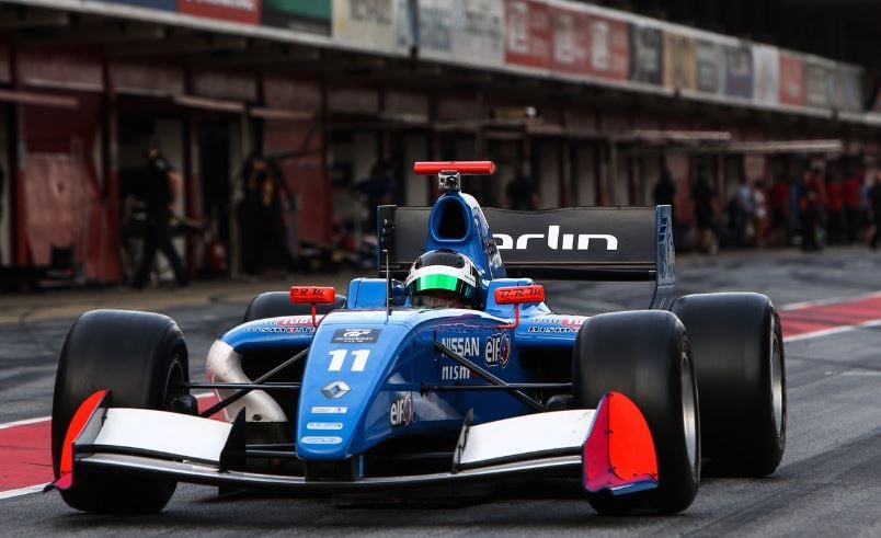 Jann Mardenborough during a Super GT500 class race