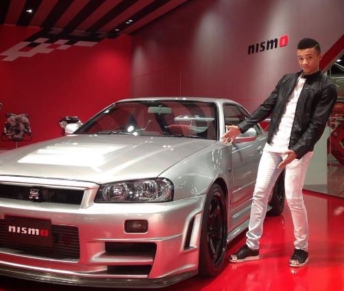 Jann Mardenborough during his teenage years