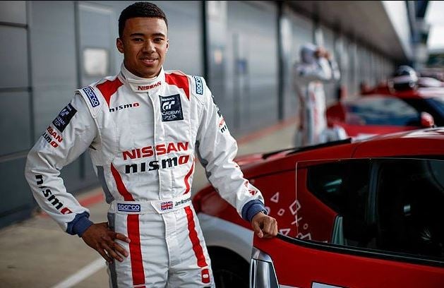 Jann Mardenborough during the 24 Hours of Le Mans Race