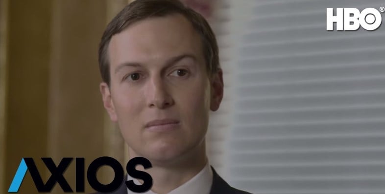 Jared Kushner during an interview with HBO Axios