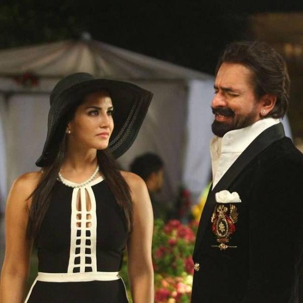 Jas Arora (as Prince Bikram Singh), along with Sunny Leone, in a still from the film 