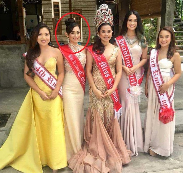 Jas Dudley-Scales with other contestants at Silliman University