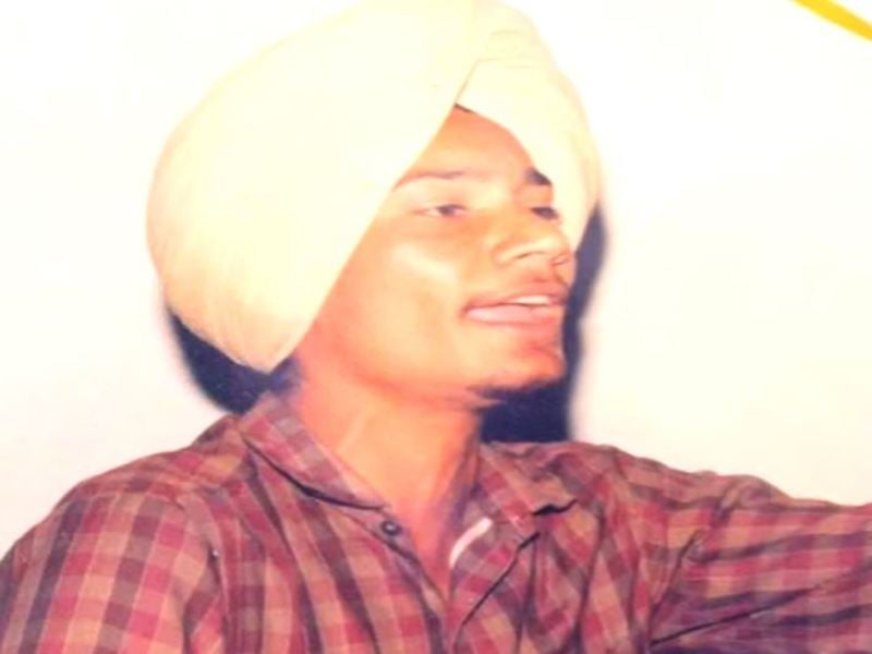 Jasbir Jassi at a young age