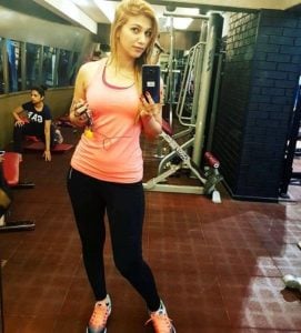 Jasleen Matharu at Gym
