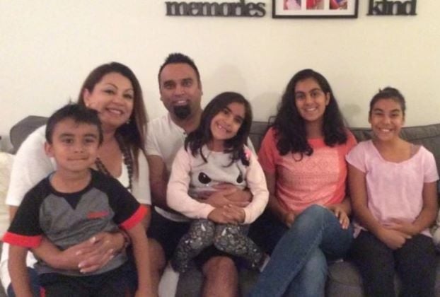 Jasmine Bhambra (Manjit’s sister) is on the left and Maya is second from the right