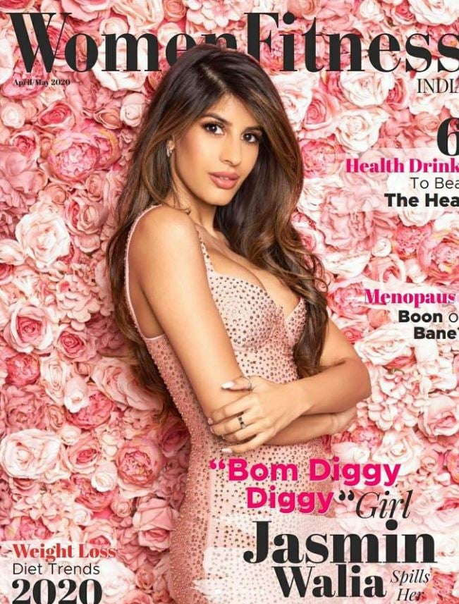 Jasmine Walia on the cover of Women Fitness Magazine