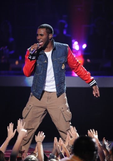 Jason Derulo on the sets of the singing reality show American Idol