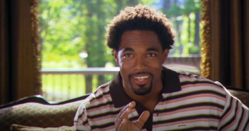 Jason George in a still from the English film Three Can Play That Game (2007)