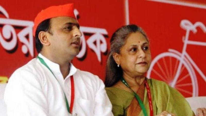 Jaya Bachchan in an Event of the Samajwadi Party